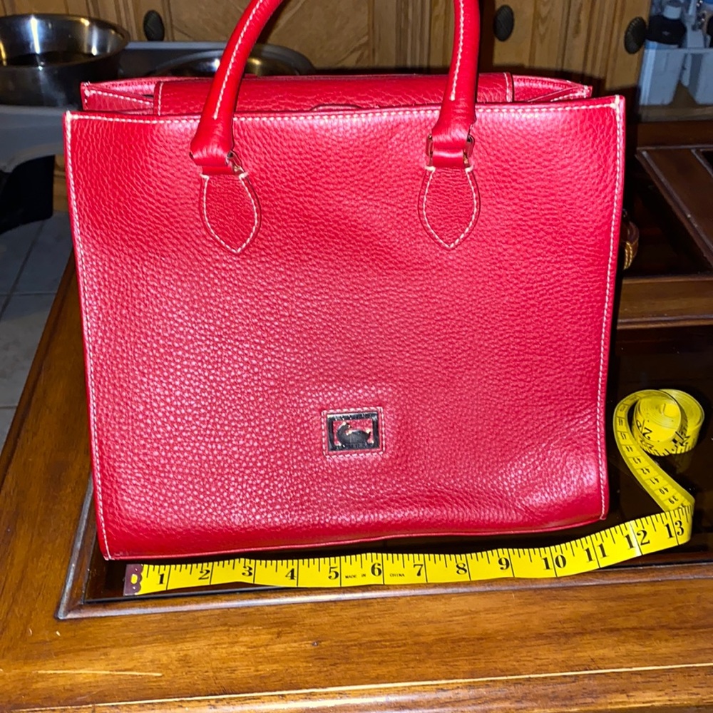 Red Dooney & Bourke Pebble leather crossbody